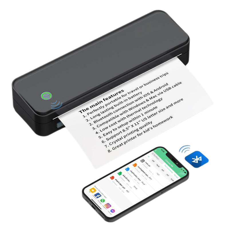 Saker Wireless Bluetooth Thermal Printer