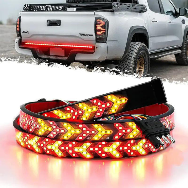 Sakerplus® Ultra Bright Sequential Tailgate Light Bar