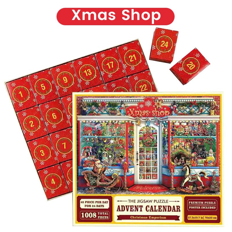 SAKER® Christmas Advent Calendar Puzzle