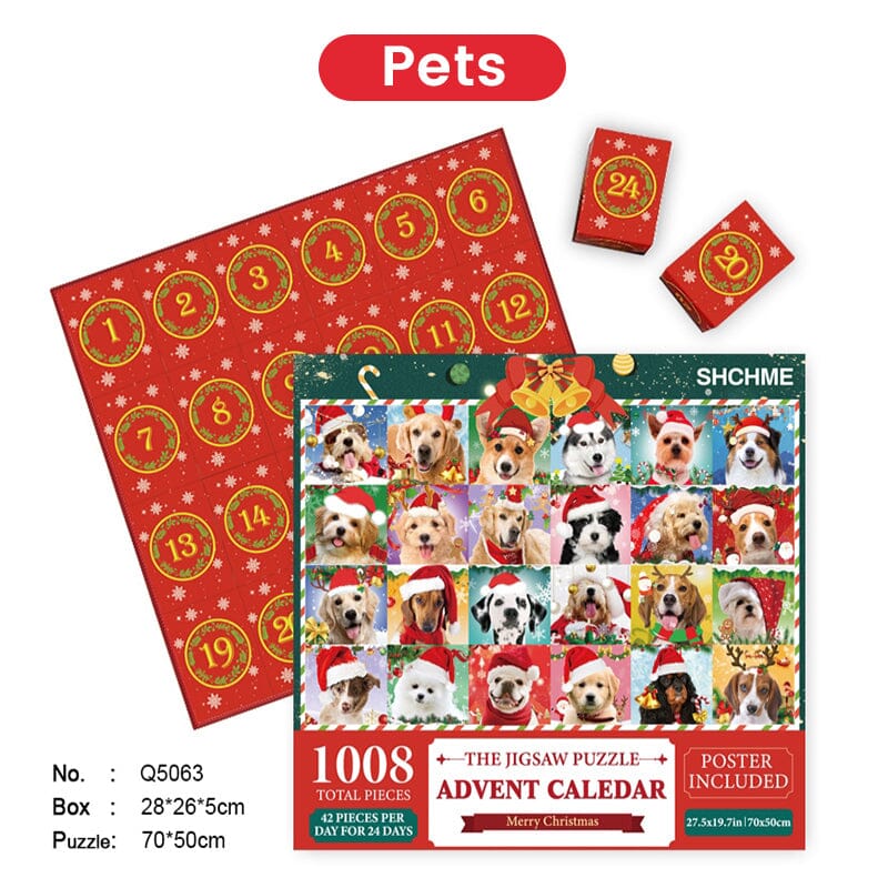 SAKER® Christmas Advent Calendar Puzzle