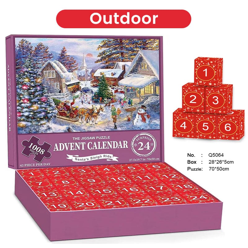 SAKER® Christmas Advent Calendar Puzzle