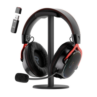 Sakerplus® Wireless Gaming Headset RGB Noise Canceling