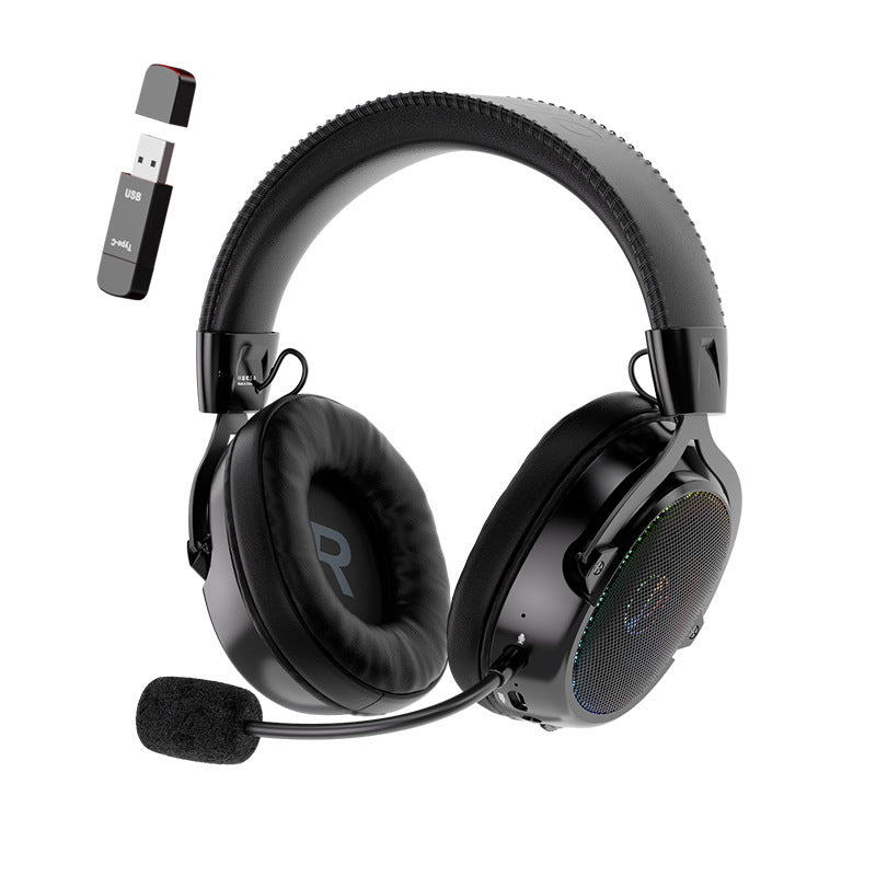 Sakerplus® Wireless Gaming Headset RGB Noise Canceling