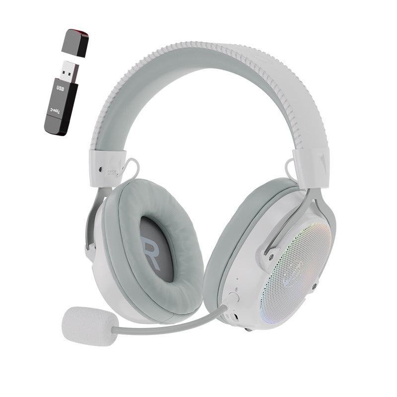 Sakerplus® Wireless Gaming Headset RGB Noise Canceling