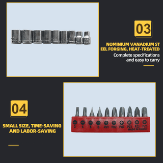 Saker Mini Ratchet Wrench Four Piece Set