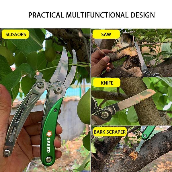 Sakerplus® Multifunctional Folding Pruning Grafting Shears