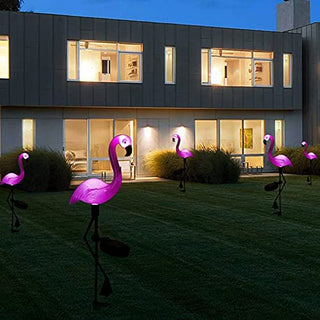 Solar Flamingo Light