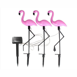 Solar Flamingo Light