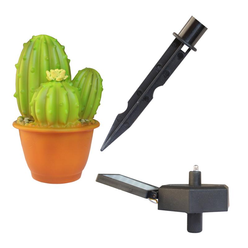 Solar-Powered Prickly Pear Light