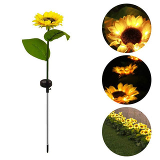 Solar Sunflower Light, 2 pcs