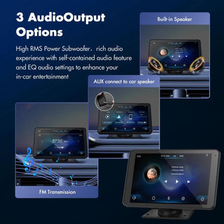 Sakerplus Multi-function Portable Car Display Screen