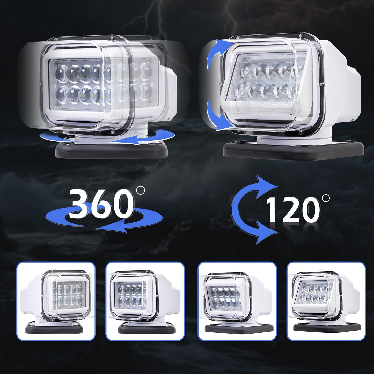 Sakerplus LED Spotlight with Remote