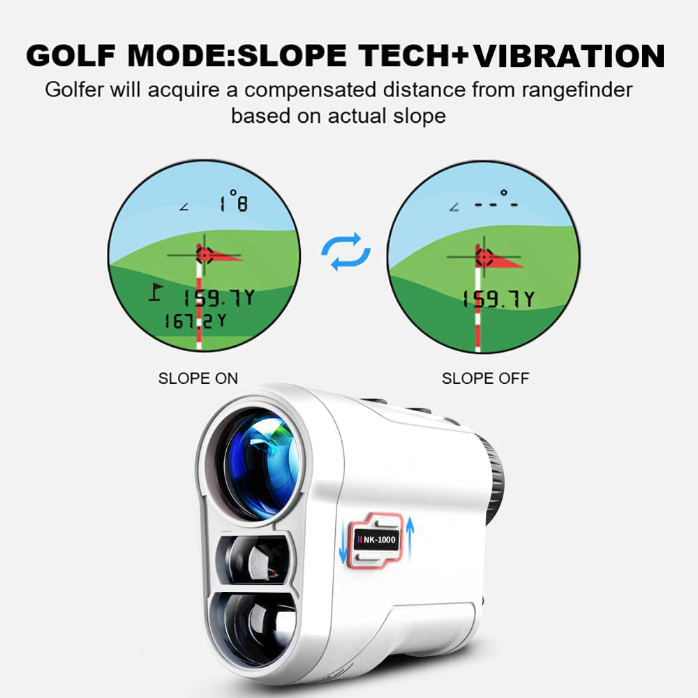 Sakerplus Golf Rangefinder with Slope and Pin Lock Vibration