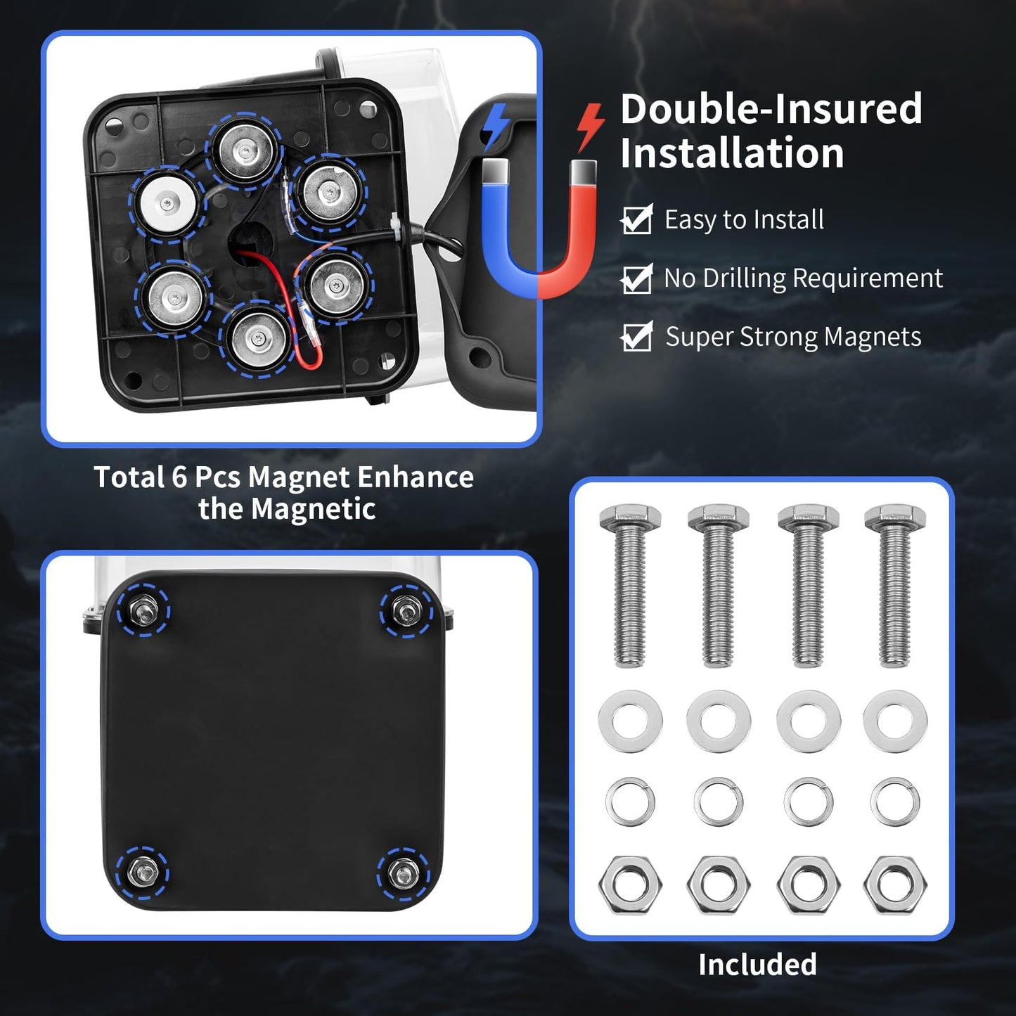 Sakerplus LED Spotlight with Remote