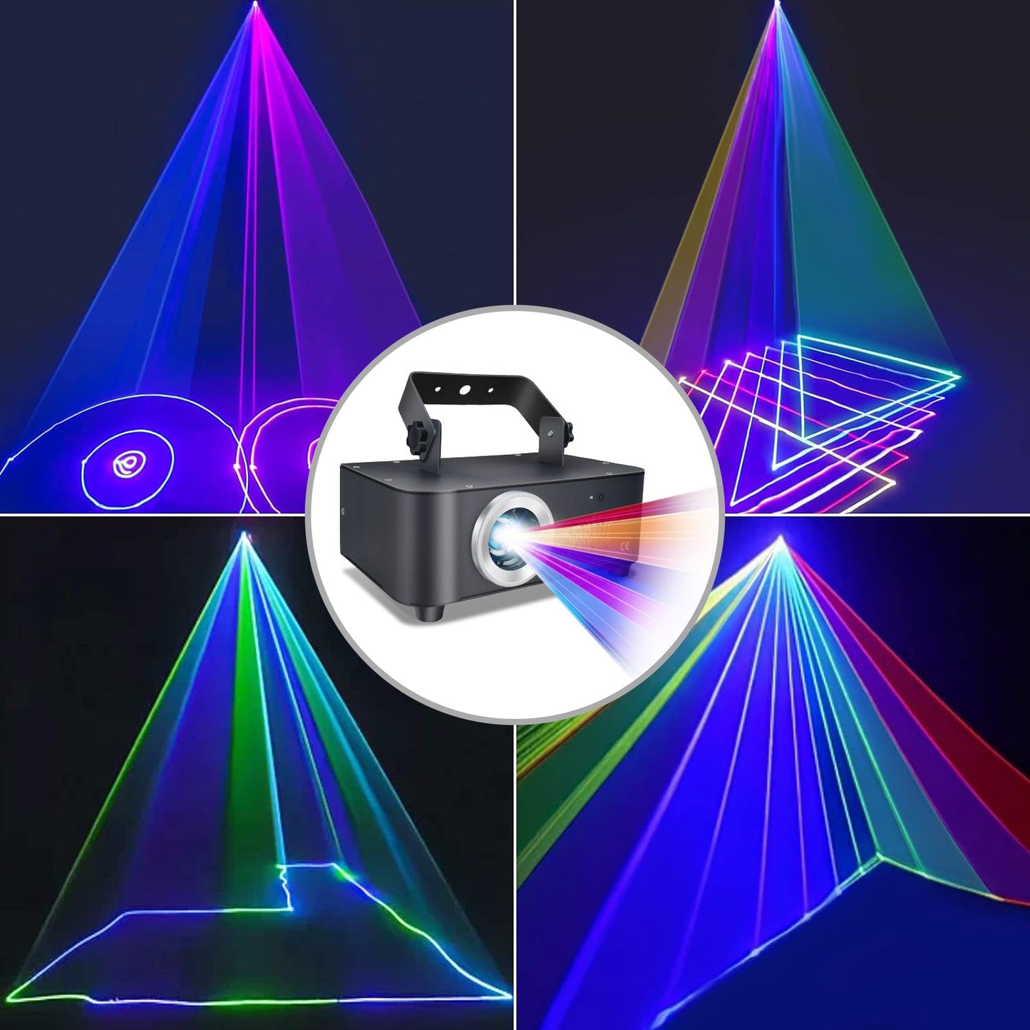 Sakerplus 3D Laser Party Light Projector