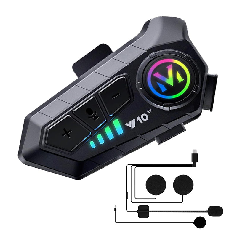 Sakerplus Motorcycle Bluetooth Helmet Headset