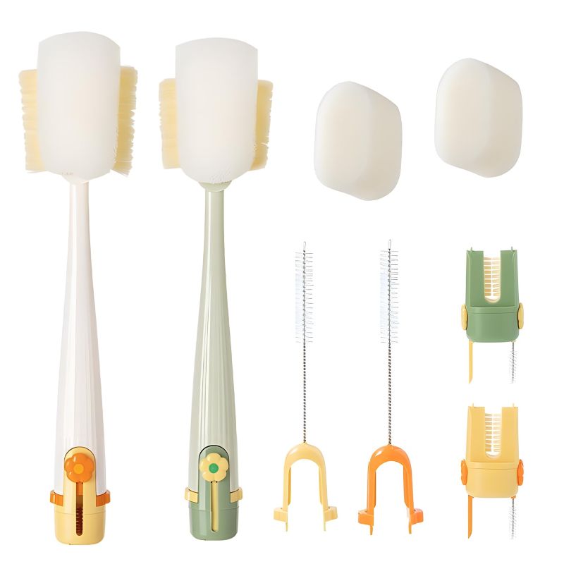 Sakerplus® Multifunctional Bottle Cleaning Brush Set