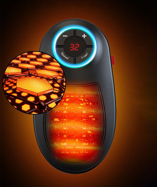 Sakerplus® Quick-Heat Mini Wall-Mounted Electric Heater