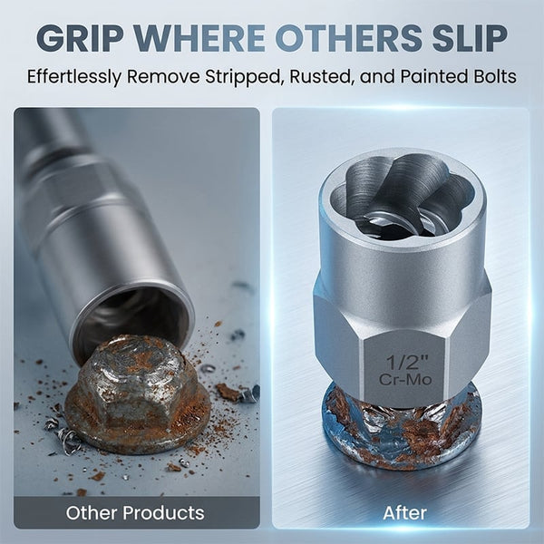 Sakerplus® Impact Bolt Nut Extractor Set