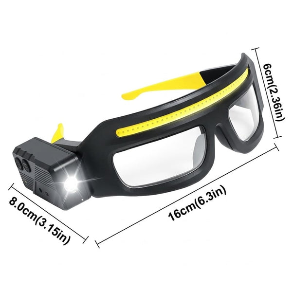 Sakerplus® Rechargeable Motion Sensor Headlight Glasses