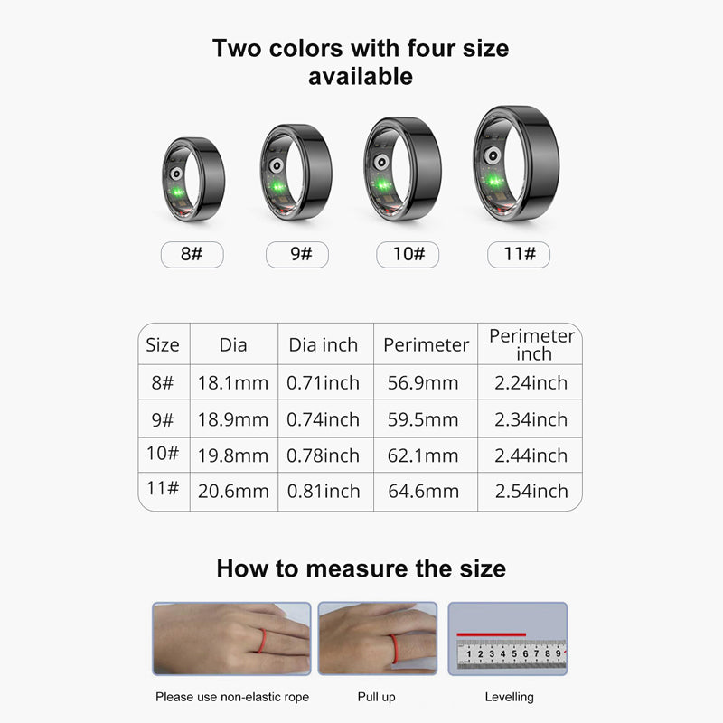 Sakerplus Smart Fitness Tracking Ring