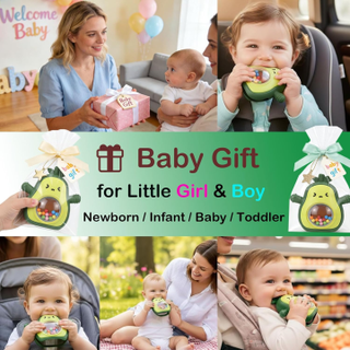 Sakerplus® Silicone Avocado Baby Teething Toy