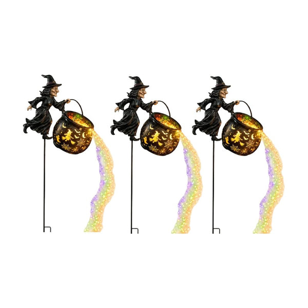 Sakerplus® Halloween Witch Cauldron Garden Light