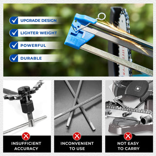 Sakerplus® 2 in 1 Chainsaw Sharpener for 3/8''LP Saw Chain