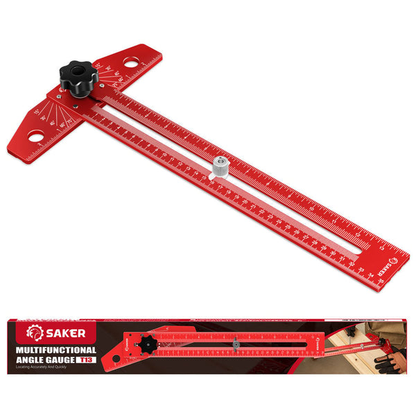 Sakerplus® Woodworking Scriber Marking Line Ruler