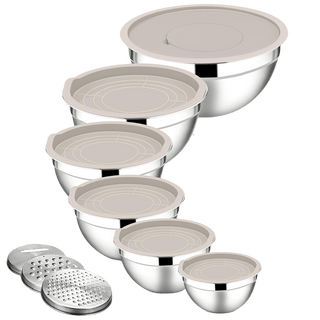Sakerplus® Stainless Steel Mixing Bowls Set