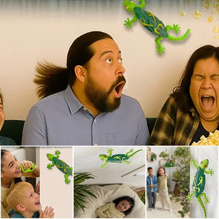 Sakerplus® Electric Lizard Toy with LED Glowing Eyes