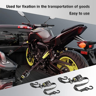 Sakerplus® Automatic Retractable Heavy-Duty Ratchet Strap