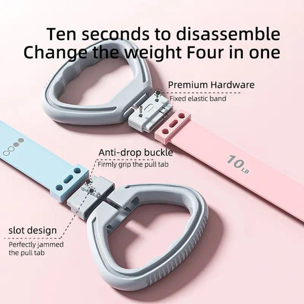 Sakerplus® Resistance Bands With Detachable Handles