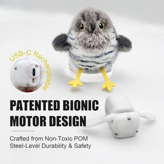 Sakerplus® Motion Activated Flapping Bird Toy