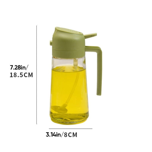 Sakerplus® 2-in-1 Glass Oil Sprayer and Dispenser