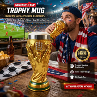 Sakerplus® Summer Soccer Trophy Cup Collectible