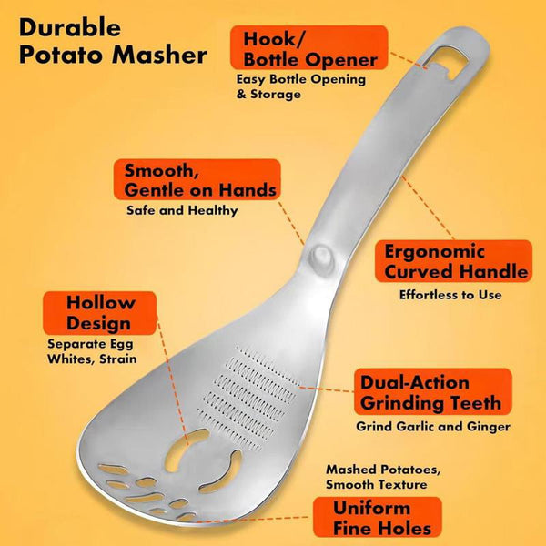 Sakerplus® Multifunction Stainless Steel Cooking Grater Spoon