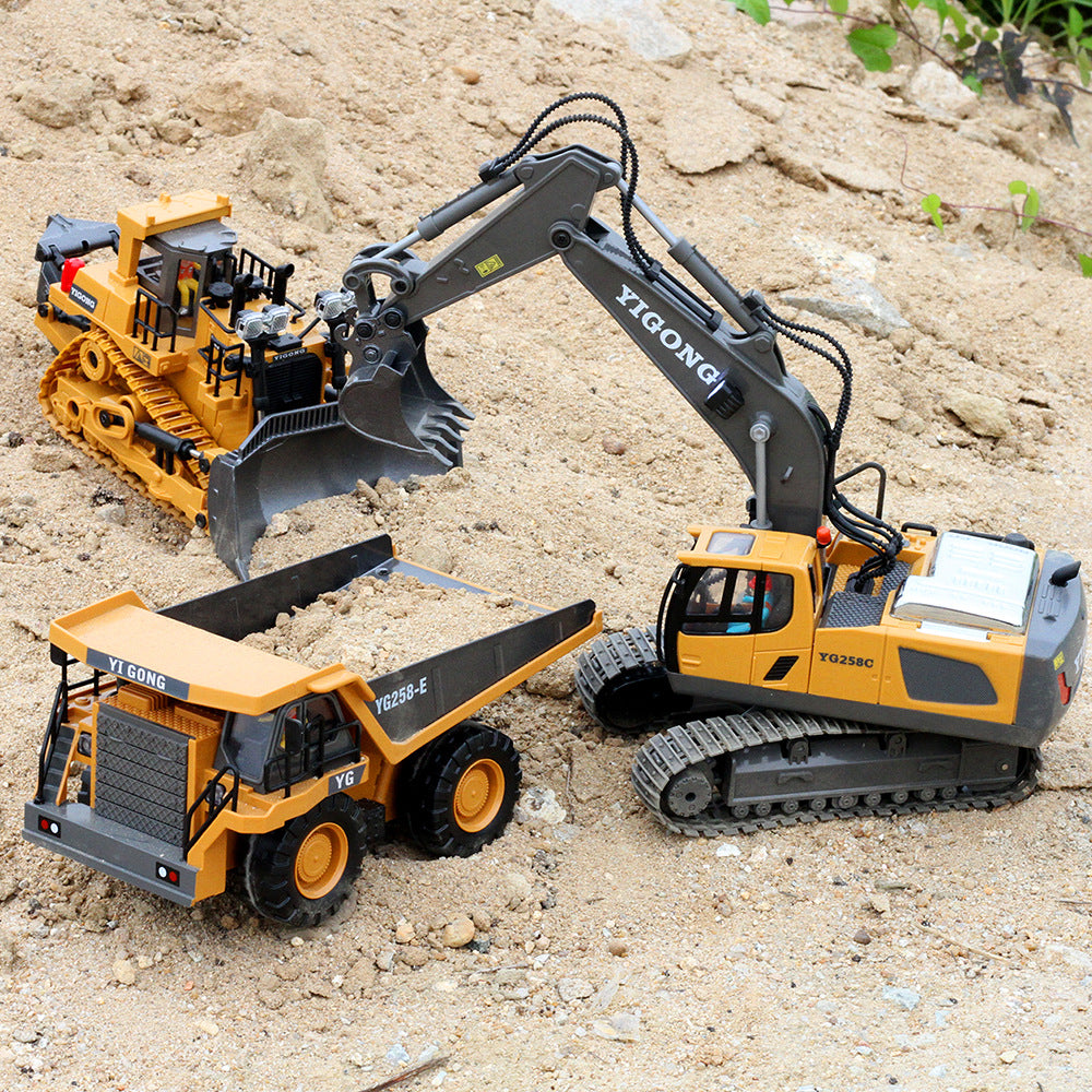 Saker Remote Control Excavator Construction Toys