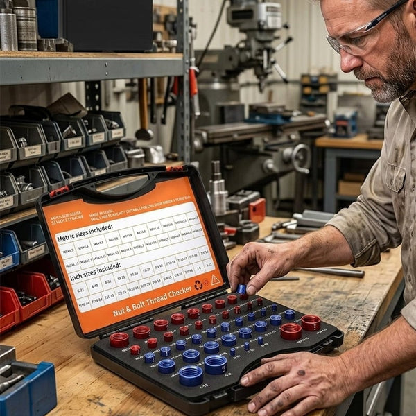 Sakerplus® Nut & Bolt Thread Checker