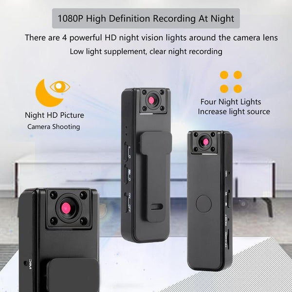 Sakerplus® Wireless Body Camera Camcorder