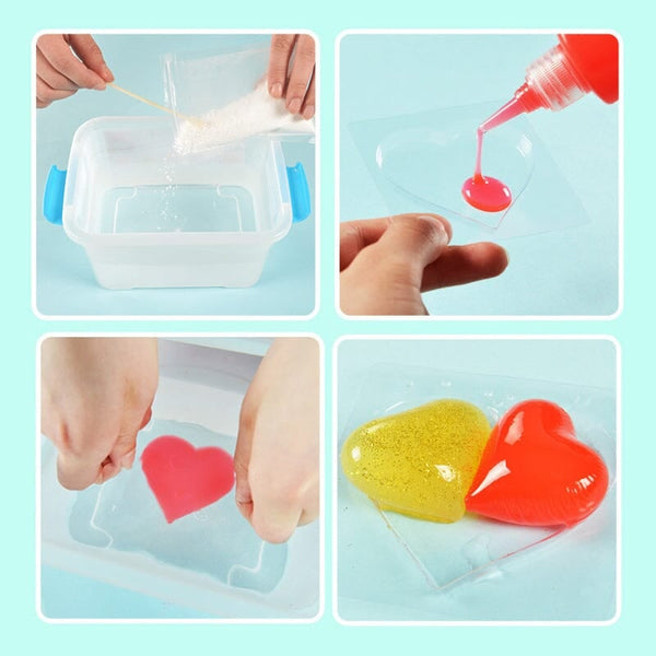 Sakerplus Magic Water ELF, Children Handmade Aqua Gel Sensory Toy Set