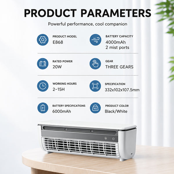 Sakerplus® Portable Wireless Wall Mounted Air Conditioner