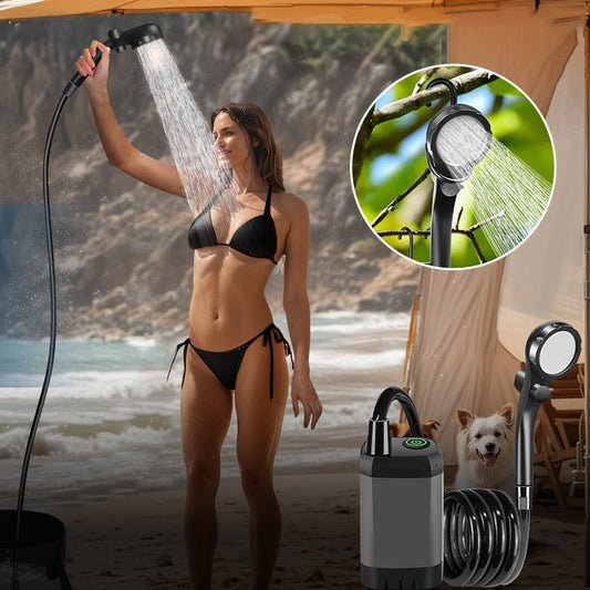 Portable Rechargeable Outdoor Camping Shower Pump