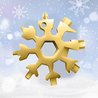 Sakerplus® 18-in-1 Stainless Steel Snowflakes Multi-tool