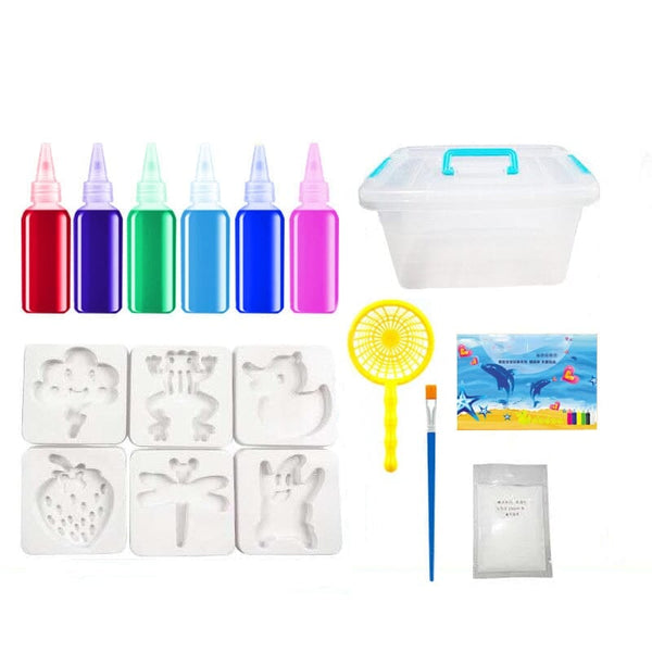 Sakerplus Magic Water ELF, Children Handmade Aqua Gel Sensory Toy Set