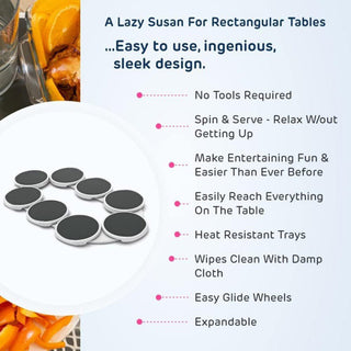 Sakerplus® Expandable rotating tray