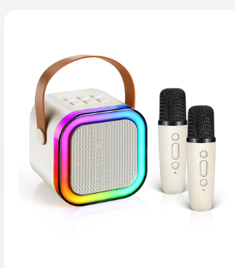 Sakerplus Portable Bluetooth Karaoke Machine for Kids