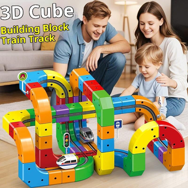 Sakerplus® 3D Stem Electric Train Set