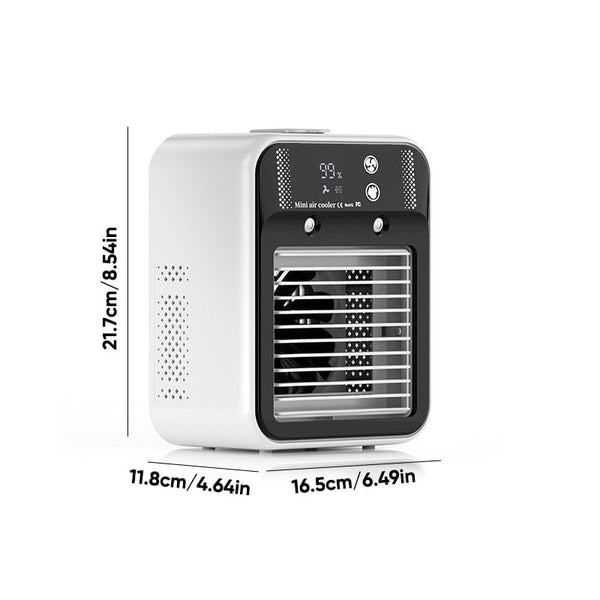 Sakerplus® Portable 3-In-1 Cooling Fan with 2-Speed Mist