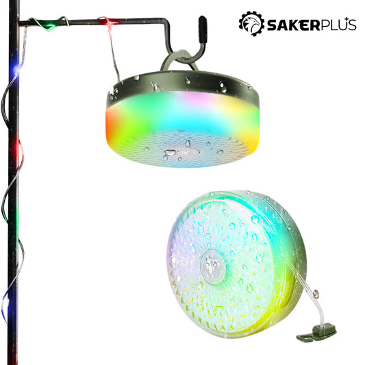 Sakerplus Rechargeable Outdoor Camping String Lights